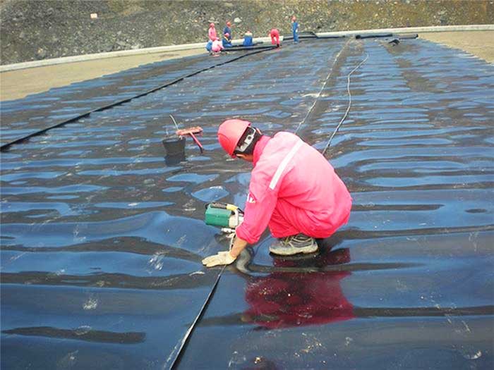 防滲工程施工現場